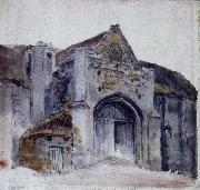 the tihe barn abbotsbuy Thomas Girtin